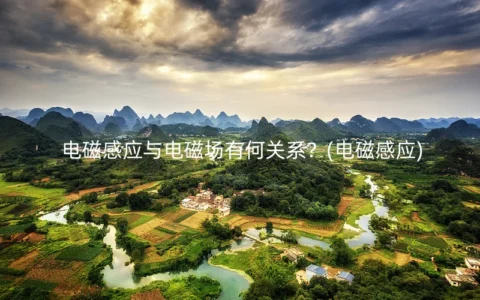 电磁感应与电磁场有何关系？(电磁感应)