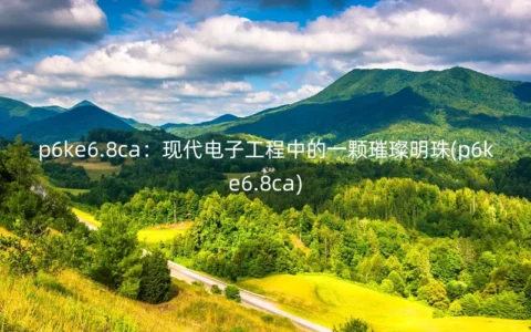 p6ke6.8ca：现代电子工程中的一颗璀璨明珠(p6ke6.8ca)